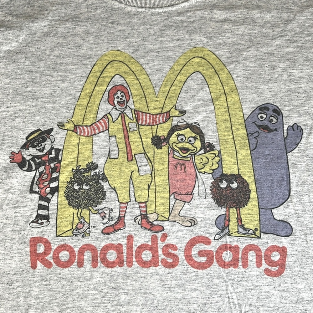 New: McDonald’s, Ronald’s gang extra large unisex T-shirt
